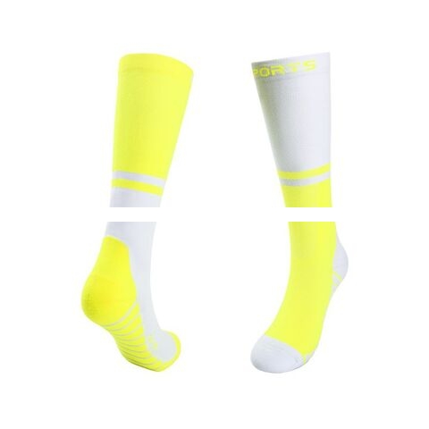 New design compression socks Quick drying, non slip,nylon %+ elastic+covered yarn sweat wicking sports socks