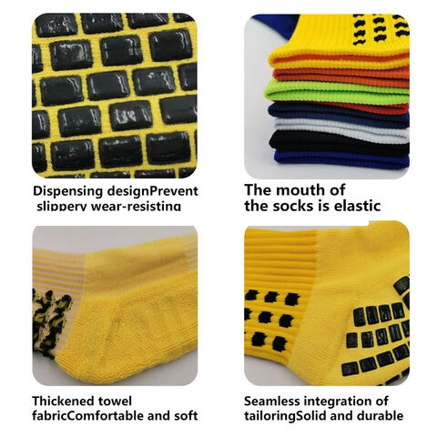 Sport Equipment Supplier High Grip Mid Calf Football Socks for Soccer Training Matches