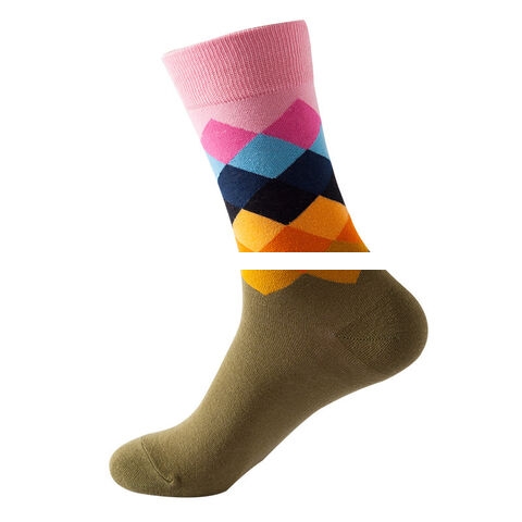 Autumnwinter Custom Pure Cotton Fashion Men s Basketball Socks Crew Sports Socks For Wholesale