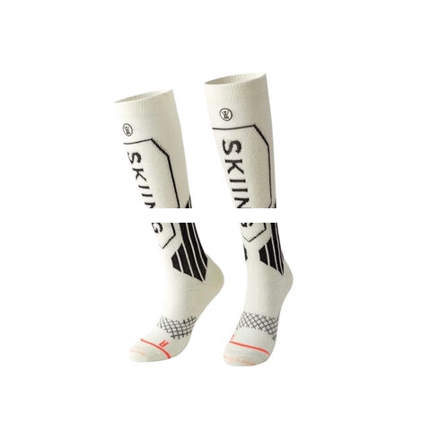 Autumn And Winter Fashion Add Thickness Warm Wool Long Tube Ski Socks Women Compress Sports Socks
