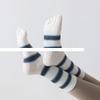Factory stock in mid tube yoga socks non slip breathable high elastic cotton new five finger socks striped Pilates socks women