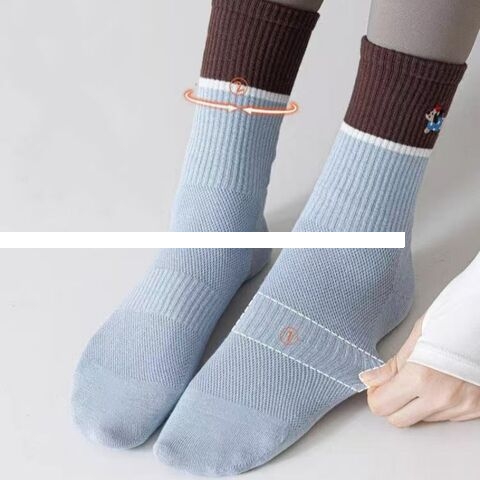 Custom Yoga socks Custom embroidered logo High elastic Breathable indoor Pilates socks pressure socks