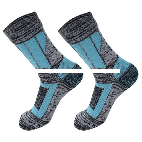 Men s Anti Odor Crew Compression Running Socks