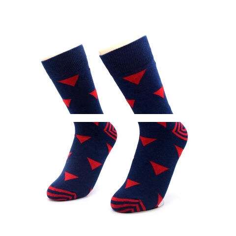 Newly arrived Durable Sports socks Combed cotton dress socks Promotion OEM custom logo color combed cotton men s dress socks