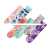 Hot sale Tie Dyed Long Versatile Colorful Moisture wicking Power Running Socks