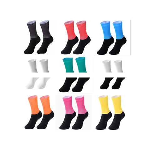 Best selling Seamless Anti Slip Cycling Road Bicycle Socks Outdoor Racing Bike Compression Sport Socks