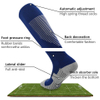 High Quality Custom Made Logo Football Socks Breathable Thick Towel Bottom Stockings for Daily Wear Long Length