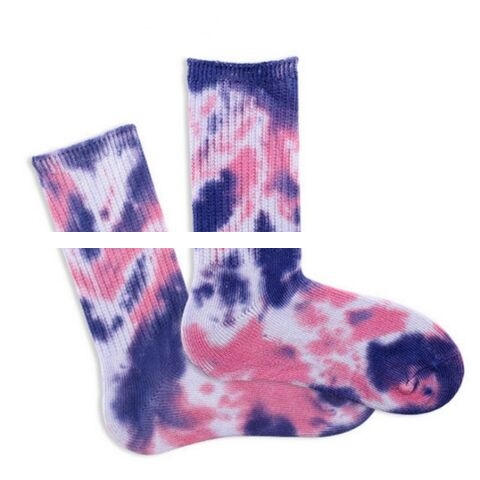 New Design Color Tie Dye Men s And Women s Sports Socks Cotton Socks Factory Wholesale Custom Socks