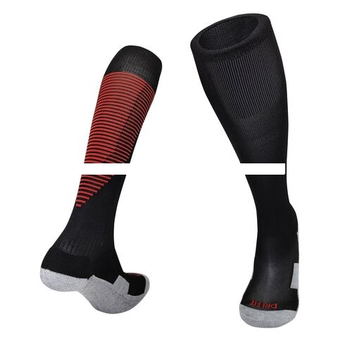 Professional Striped Long Knee Socks Adults Children Sweat Absorbent Breathable Sports Socks Training Football Socks