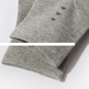 Men s mid length socks with antibacterial and odor resistant black casual breathable cotton socks