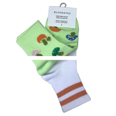 Big sale women s cotton polyester spandex knitted half man half socks