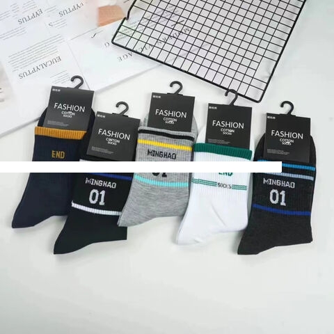 Manufacturer Fashion custom designed short socks Comfortable women s men s socks pure cotton socks