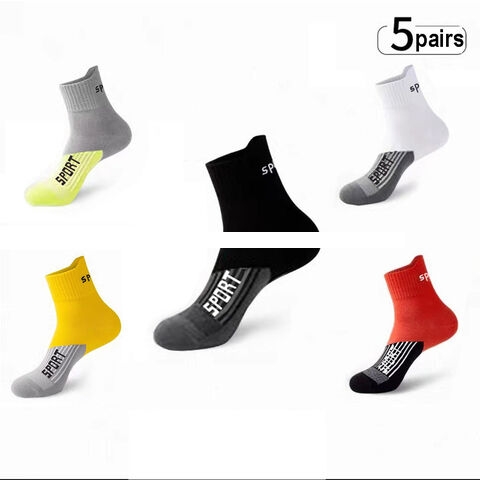 High quality anti slip soccer socks men unisex custom logo Sweat Absorbent unisex cotton sport ankle socks