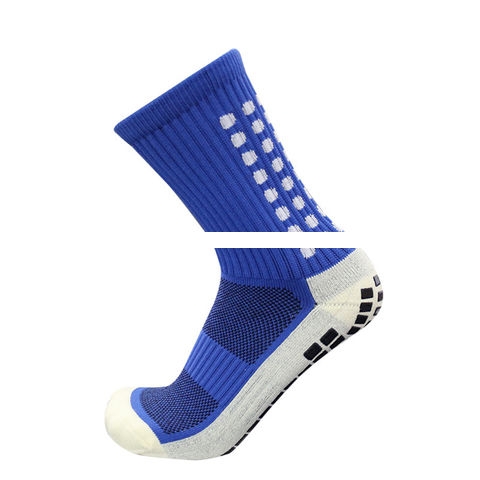 Kids Red Non Slip Football Athletic Compression Socks