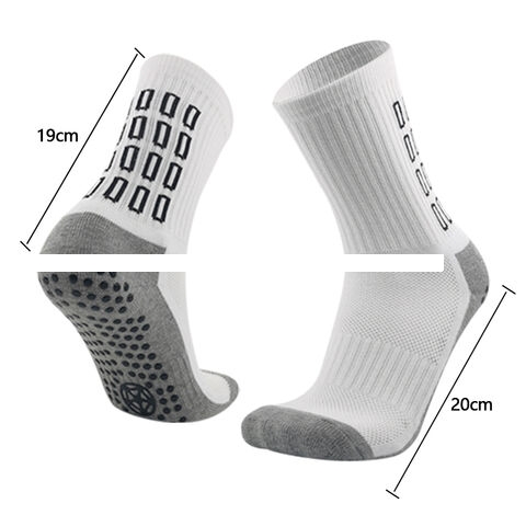 Breathable Soccer Socks with Silicone Grips Ankle Support Moisture Wicking