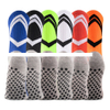 High Quality Jacquard Technique Sporty Football Socks Custom Design Bottom Grip Sweat Absorbent Free Anti Slip Socks