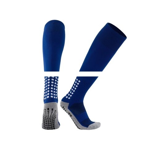 Quality soft football cycling sport compression long socks sweat absorbent athletic soccer men anti slip grip socks