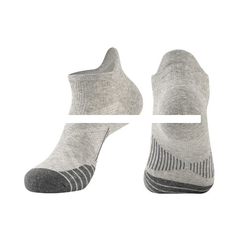 Men s professional sports towel sole short socks with patchwork color looped socks and running socks