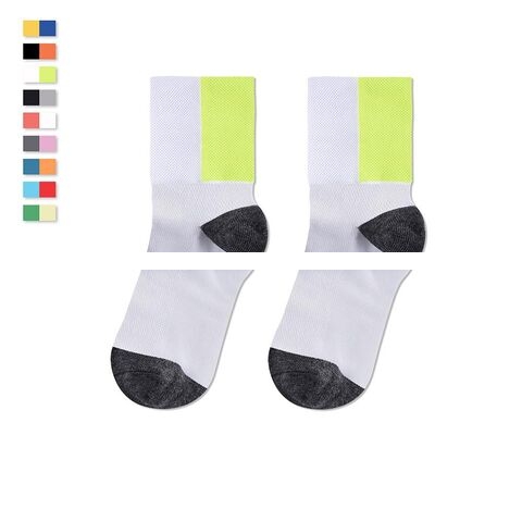 Novelty Quality Simplicity Style Quick Dry Custom Nylon Embroidery Logo Unisex Cycling Sports Socks