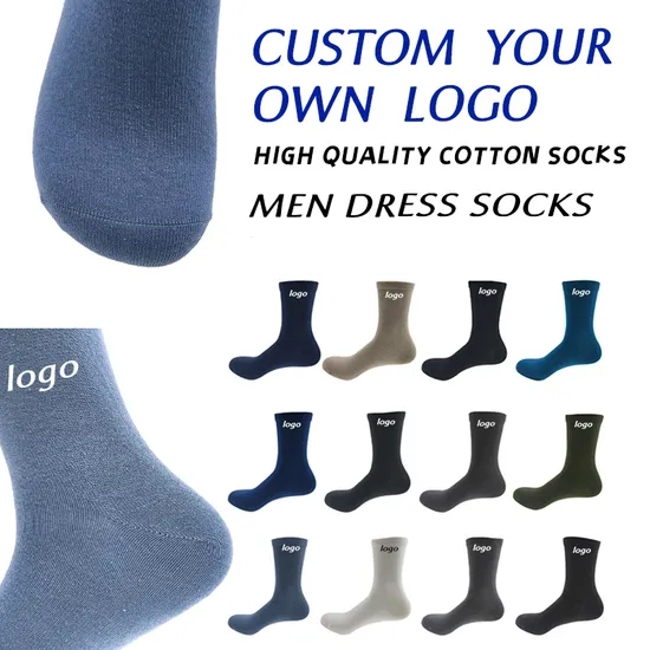 Fast Shipping Classical Men Dress Socks High Quality Mercerized Cotton Business Socks
