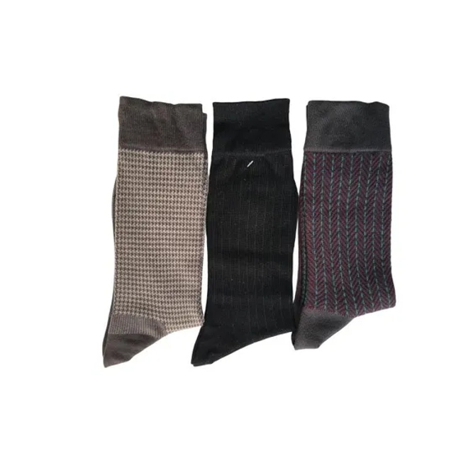 Antibacterial Soft Breathable High Elastic Mercerized Cotton Value Business Men Ankle Crew Socks