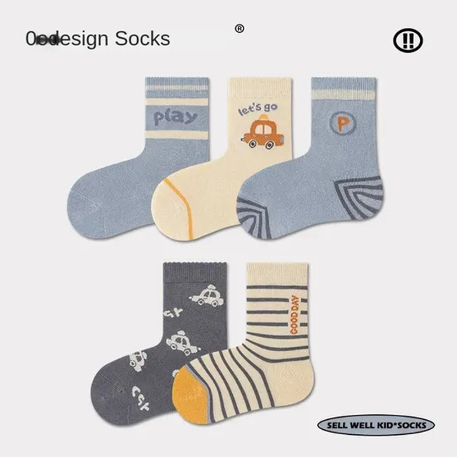2025 Cute Style Kids Wholesale Autumn Newborn Baby Socks Boneless Tube Socks Knee Length Casual Hot Sale Knitted Warm Socks
