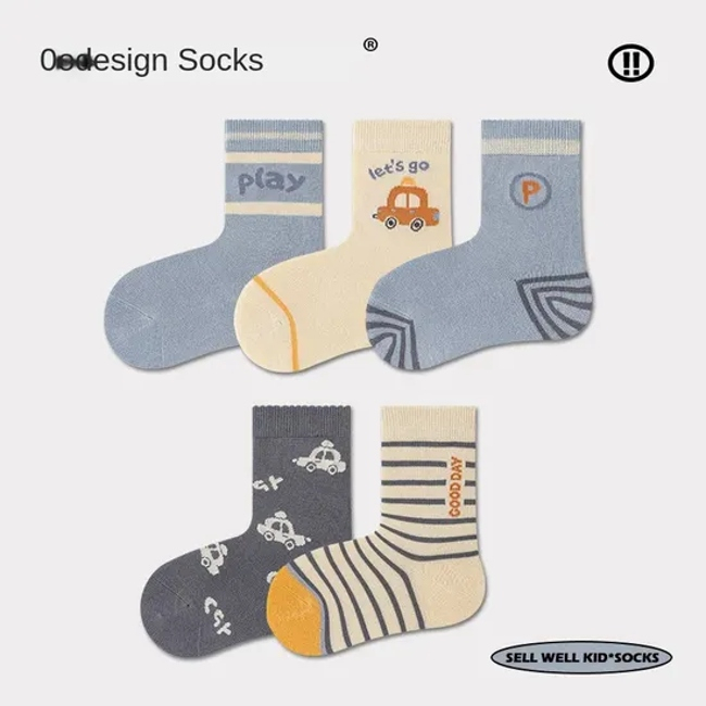 2025 Cute Style Kids Wholesale Autumn Newborn Baby Socks Boneless Tube Socks Knee Length Casual Hot Sale Knitted Warm Socks