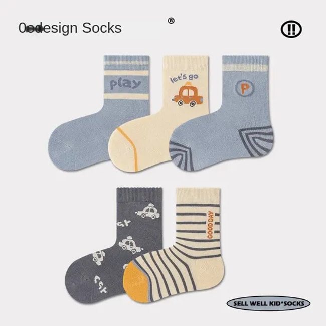 2025 Cute Style Kids Wholesale Autumn Newborn Baby Socks Boneless Tube Socks Knee Length Casual Hot Sale Knitted Warm Socks