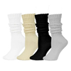 Wholesale Soft Extra Long Scrunch Knee High Sock Bulk Slouch Socks for Women