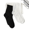 Fashion Sweet MID-Calf Socks Black and White Lace Pileup Socks New Hundred Jk Socks Spring and Summer Thin Breathable Women′s Socks