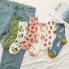Hot Sale Crazy Cute Women′s Cotton Socks Girls Novelty Funny Crew Fruit Socks