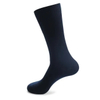 Customized Business Men Cotton Socks Man Black Custom Logo Crew Socks