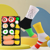 Sushi Socks MID Cylinder Tide Socks Combed Cotton Christmas Socks Christmas Gift Boxed High Top Trend Couple Casual Socks