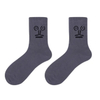 Cotton Funny Novelty Anime Cartoon Face Emoticon Socks for Women Lady