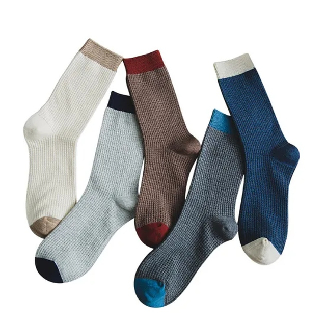 Classic Grey Men′s Cotton Socks Men Dress Official Socks Business Socks