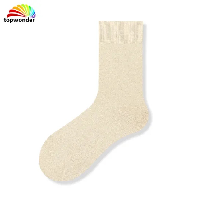 Customize and Wholesale Winter Single Melange Color Wool Crew Sock in Many Color and Sizes