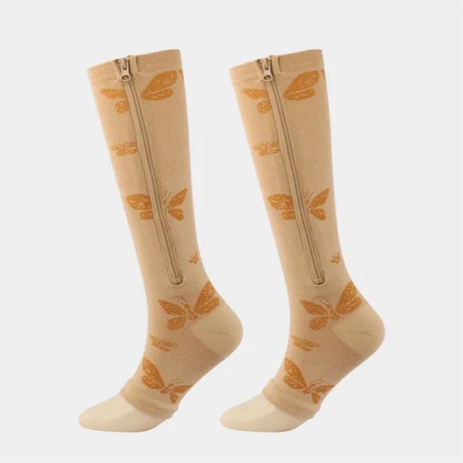 75% Nylon, 25% Spandex Compression Sport Socks