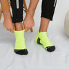 Qlm-317-4 Summer Comfortable Custom Design Business Sports Grip Ankle Socks