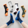 High Quality Geometric Pattern Winter Thick Warm Socks for Men MID Tube Crew Towel Terry Foot Sports Socks Cotton Socks