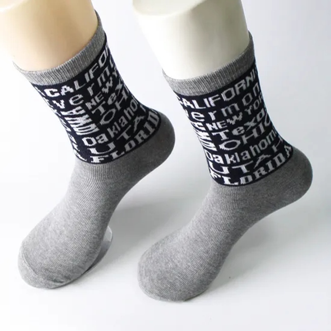 Men Fashion Dress Bamboo Socks Sport Socks