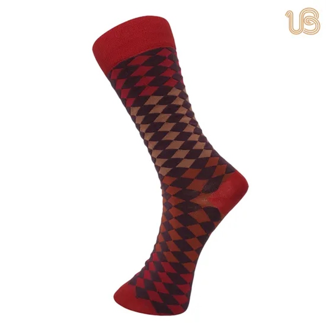 Men′s Special Pattern of Fashion Cotton Sock