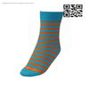 OEM Women Cotton Socks Girl Woman Breathable Novelty Business Stripe Socks
