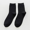 Autumn Winter Large Size 10o% Cotton White Black Gray Work Long Men′s Grip Socks