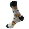 Wholesale Good Quality Custom Logo Men and Women Colorful 100%Cotton Dress Tube Happy Crew Fruit Sock