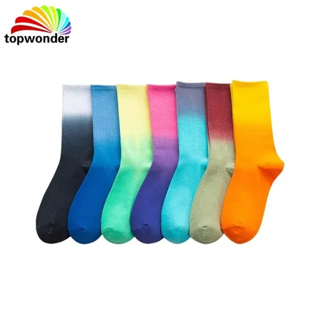 Customize All Sorts of Colorful Sock Casual Sock Fashion Sock Tiedye Sock Sports Sock in Many Colors Sizes and Material for All Ages
