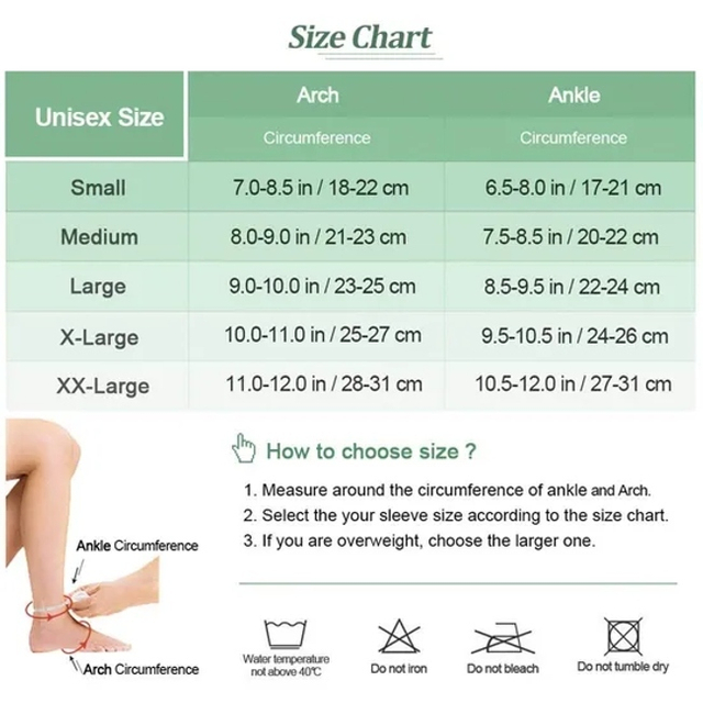 20-30 Mmhg Graduated Pressure Support Plantar Plate Stocking Sport Medical Socks Compression Ankle Strap