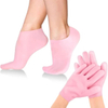 Silicone Moisturizing Socks & Gloves for Intensive Hydration, Roughness Relief & Callus Treatment, Hydrating Skin Care Socks for Dry