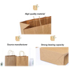 Custom Christmas Bolsa De Papel Kraft Gift Bags for Small Business