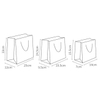 Black Jewellery Paper Bag with Handle Gift Bags for Small Business