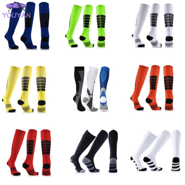1/3/4 Pairs Compression Socks 20-30 Mmhg Soccer Football Stockings Knee High Thigh Golf Tube Socks Outdoor Running Fitness Socks